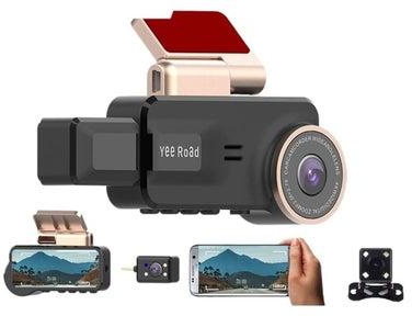 Action Camera Stabilizer Car DVR 3.16 Inch WiFi APP 1080P Video Recorders HD Car Recorders Dash Cam Dual Record Video Registrar