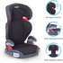 Graco Junior Maxi Lightweight High Back Booster Car Seat, Group 2/3 (4 To 12 Years Approx, 15-36 Kg), Black