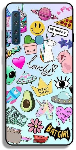 Samsung Galaxy A9 (2018) Protective Case Cover Lovely Stickers