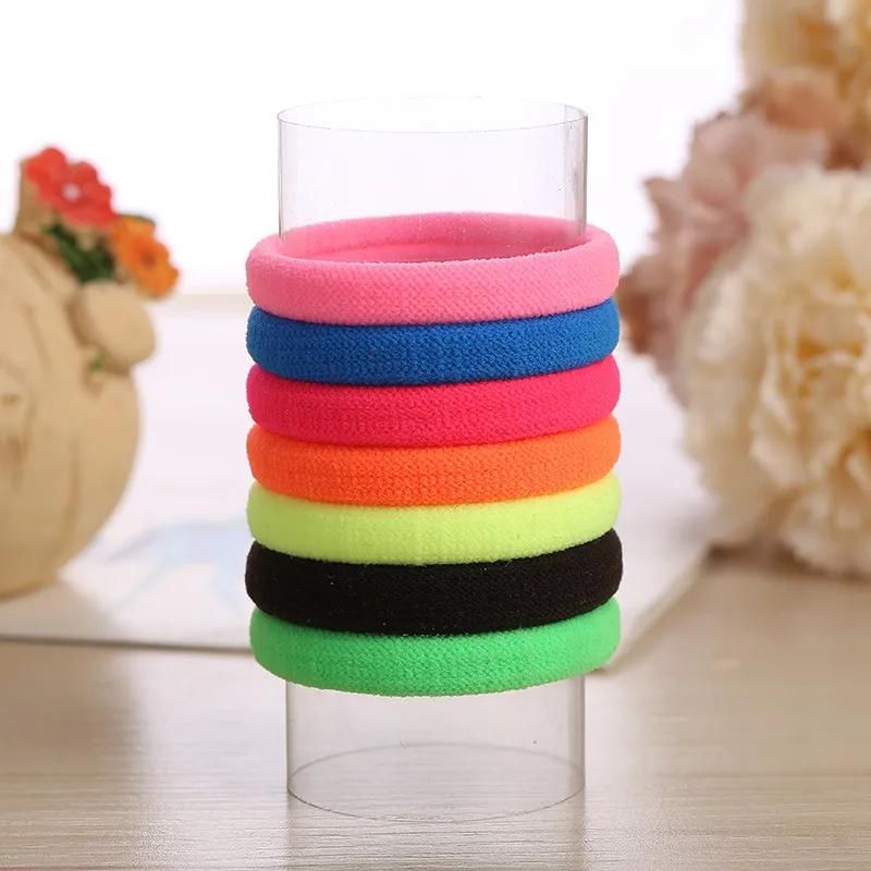 NEW High Elastic Hair Rope Durable Hairdressing Tools 5PCS black multiple colour normal Black FREE SIZE