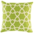 Modern Flowery Decorative Throw Pillow Cover- Green