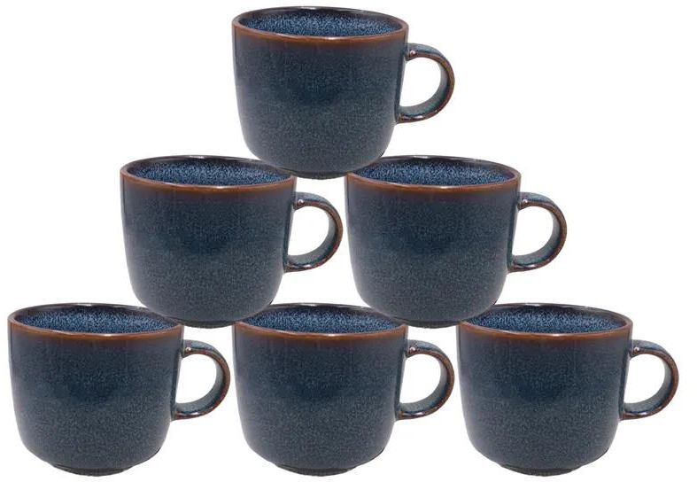 Niceone 6pcs 370ML High Quality Porcelain Tea Milk Coffee Ceramic Cups (BYD-CUP-4198 MILK CUP)