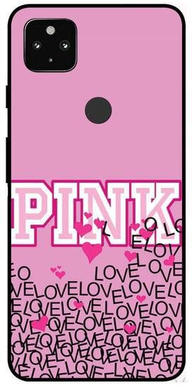 Protective Case Cover For Google Pixel 5 Smart Series Printed Protective Case Cover for Google Pixel 5 Pink Love
