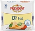 President 0% Fat Slice Cheese 200g