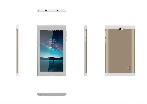 Mtouch M733 Plus Dual SIM Tablet -7 Inch, 8 GB, 1GB RAM, 3G, Gold