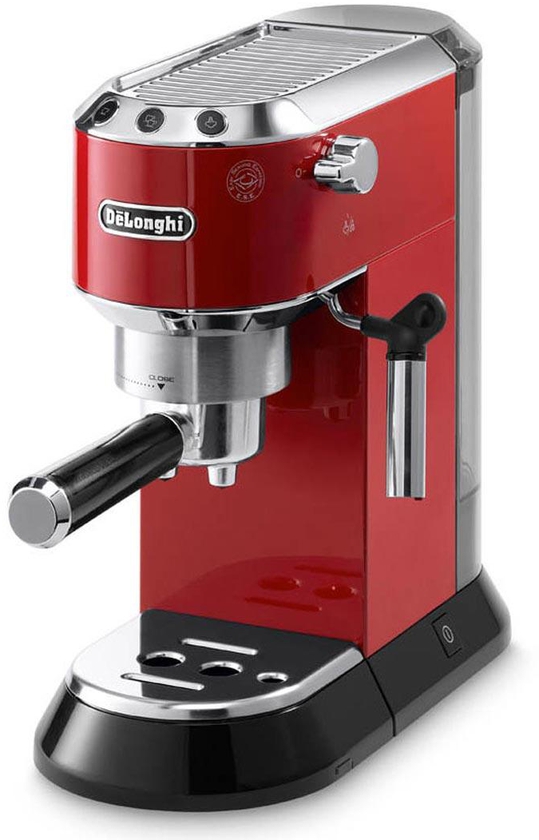 Delonghi Dedica Pump Espresso Coffee Machine Red
