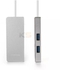 SEENDA IHUB-09D Type C USB 3.0 HUB Charger with 2 Port USB One Type-c Charging Port-Silver