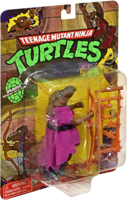 Teenage Mutant Ninja Turtles - 4inch Original Classic Splinter Basic Figure- Babystore.ae