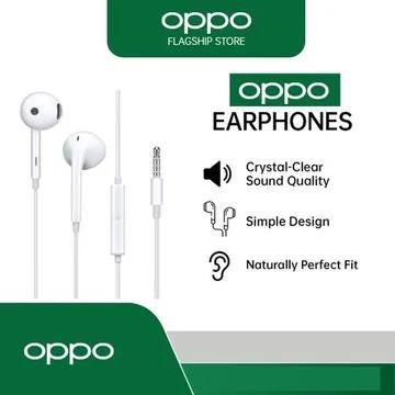 Oppo In-Ear HEADPHONES (A3s F7 F5 A37 F9 A7 R11 R15 F3) White
