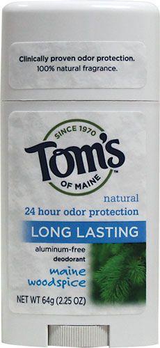 Tom's of Maine Deodorant Stick Woodspice 2.25 oz Stick