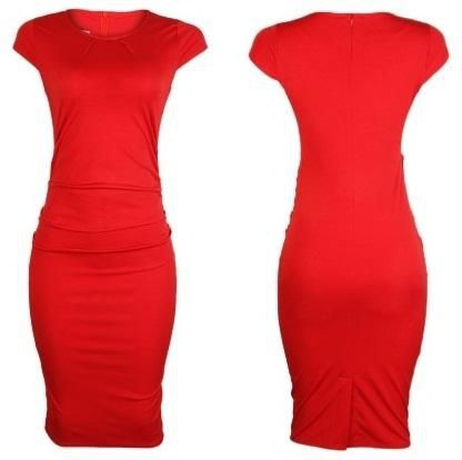 Red Bodycon Dress | UK 10