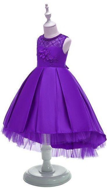 Purple Ceremonial Ball Gown, Princess Party Gown
