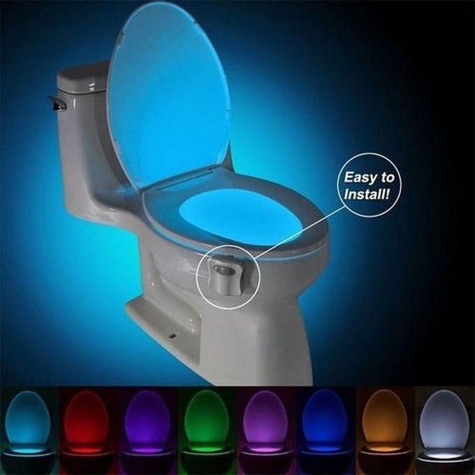 Smart PIR Motion Sensor Toilet Seat Night Light 8 Colors LED