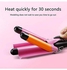 Hair Curling Iron Wand 3 Barrel Waver Wand Ceramic 25Mm Hair Curler Crimper Iron With Lcd Display And Temperature