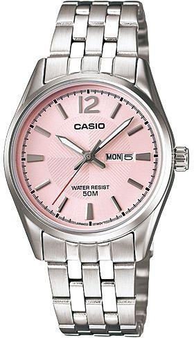 CASIO METAL FASHION WATCH FOR LADIES IN PINK DIAL