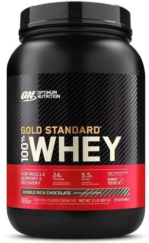 Optimum Nutrition Gold Standard 100% Whey Protein Powder, Double Rich Chocolate