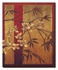Decorative Wall Painting With Frame Yellow/Red/Brown 24x24centimeter