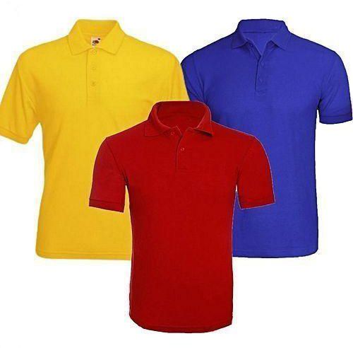 3In1 Quality Men's T-shirts - Red, BLue, Yellow