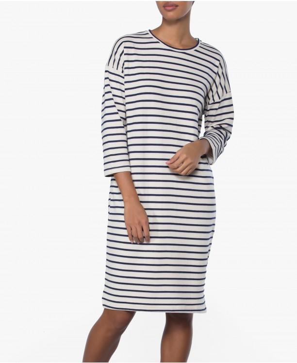 Cocoon Breton Stripe Dress