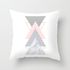 Modern Simple Sofa Nordic Pink Geometric Cushion Living Room Fashion Pillow Cover Pillow Core Protective Cover