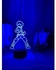 مصباح LED ليلي ثلاثي الابعاد بتصميم شخصية ايزوكو ميدوريا لغرفة الاطفال مع مستشعر لمس لغرفة الانيمي ماي هيرو اكاديميا، مصباح نوم لديكور الغرفة