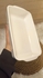 Rectangular White Porcelain Casserole With Handle Lasagna Tray Baking Tray Size: (25*15).