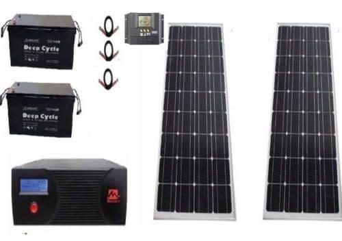 Mercury 2.4kva Solar Kit With 2 Of 100amps Batteries And 2 Of 100watts Solar Panels