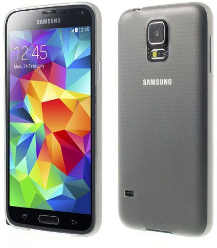 Ultra-thin 0.3mm Matte Plastic Cover for Samsung Galaxy S5 SV G900 - Grey