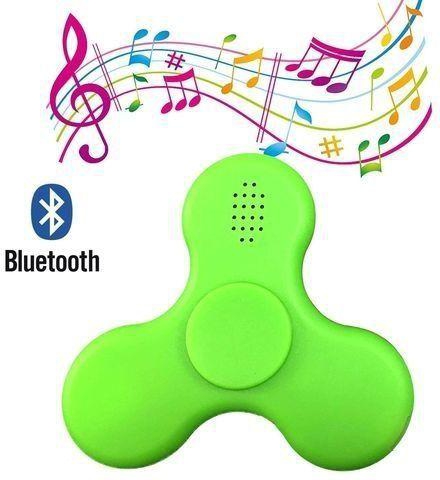 Generic Rechargeable LED Fidget Spinner with Bluetooth Speakers - Green
