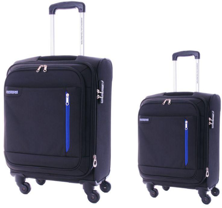 American Tourister NIUE Spinner Luggage set of 2pcs - Black - R9509008