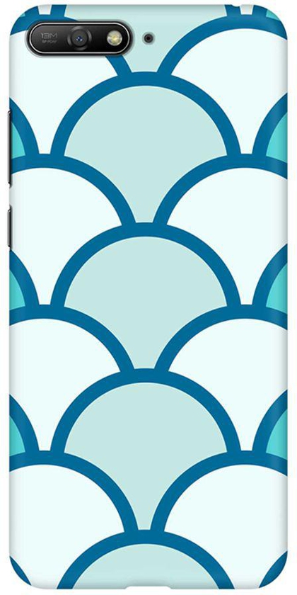 Matte Finish Slim Snap Basic Case Cover For Huawei Y6 (2018) Fish Scales