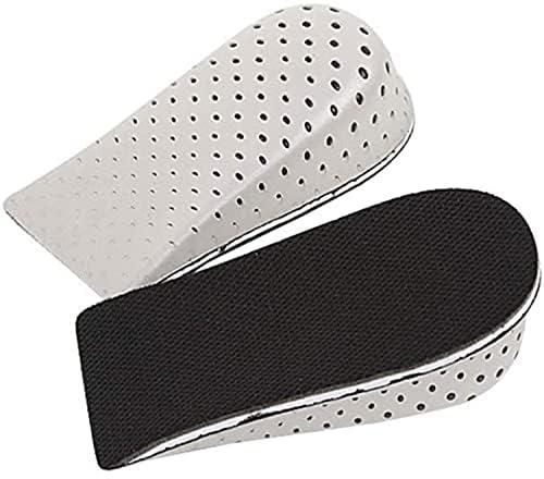 ELECDON Height Increase Insole Memory Foam Heel Cushion Inserts Shoe Lifts Taller Pad Invisible Heel Balancer for Men & Women for Leg Length Discrepancies (One Size Fit)