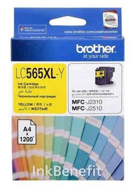 Brother LC565XL Super High Yield Yellow Ink Cartridge