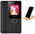 Itel It2160 - 1.77-inch Dual SIM Mobile Phone - Black + Free Mobile Holder