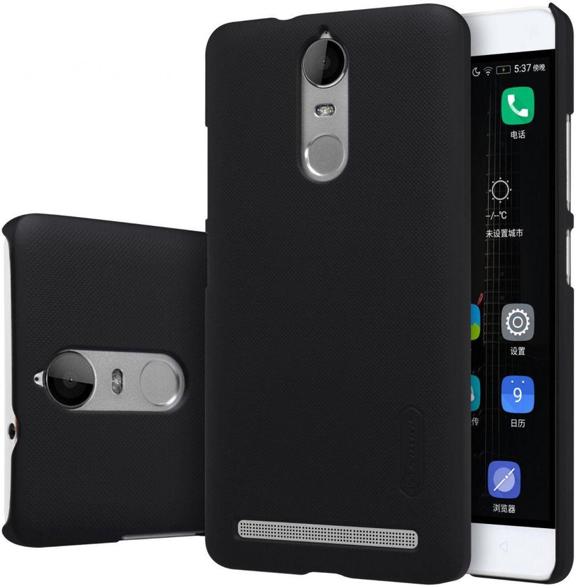 NILLKIN Super Frosted Shield Matte Phone Back Case Covers For Lenovo K5 Note - Black