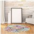 Mandala Flower Round Carpet Area Rugs Yoga Living Room Floor