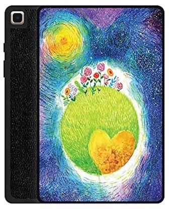Protective Flip Case Cover For Samsung Galaxy A7 2020 10.4 Inches with Auto Wake/Sleep Green Earth