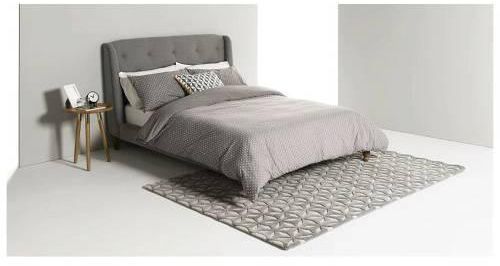 Bed, 160 cm, Grey - MB25