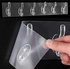 Taha Offer A Magic Hanger Adhesive With 6 Hook Transparent Color 1 Piece