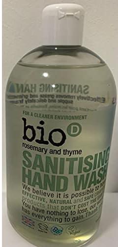 Organic Bio Rosemary and Thyme Sanitising Hand Wash 500ml