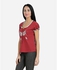 Ravin Embroidered Top - Brick Red