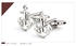 Silver Men's Cufflinks 100% Quality - Classic Cufflinks