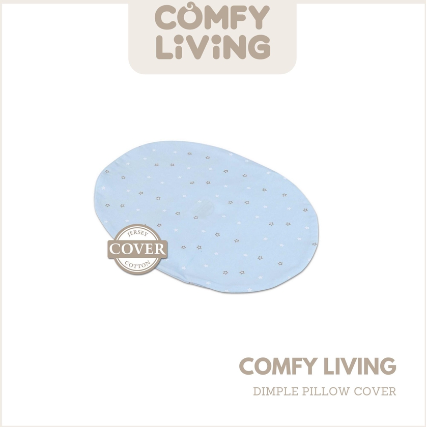 Comfy Living Dimple Pillow Cover (Blue)
