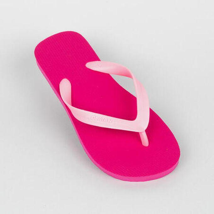 Decathlon Girls' Flip-Flops 100 - Pink