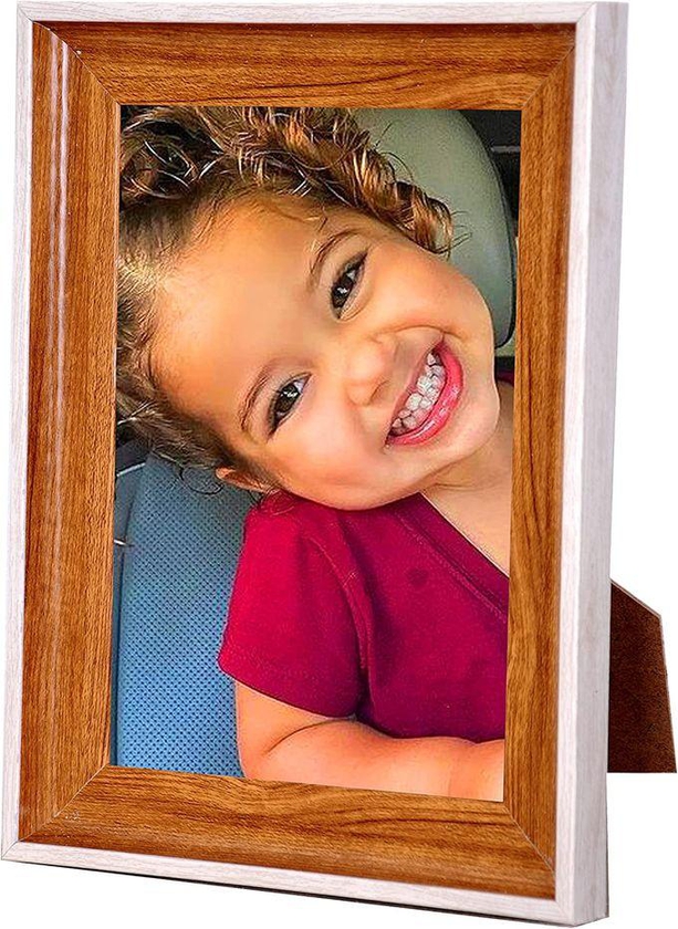 Photo Frame, Size 6 X 8 Inches, A5 - Desk And Wall Stand (Wood)