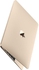 Apple MacBook Laptop , Intel Core m3-1.1 GHz , 12 inch , 256GB SSD , 8GB RAM , Mac OS , Gold , MLHE2