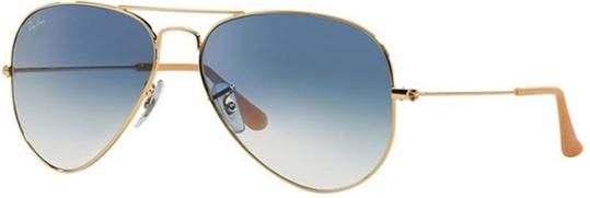 Unisex Light Blue Aviator Sunglasses