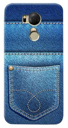Thermoplastic Polyurethane Jeans Pattern Case Cover For Infinix Zero 4 X555 Blue