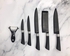 Kitchen Knife Set - 6Pcs - Black