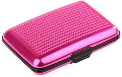 Pink Aluminium For Unisex - Card & ID Cases